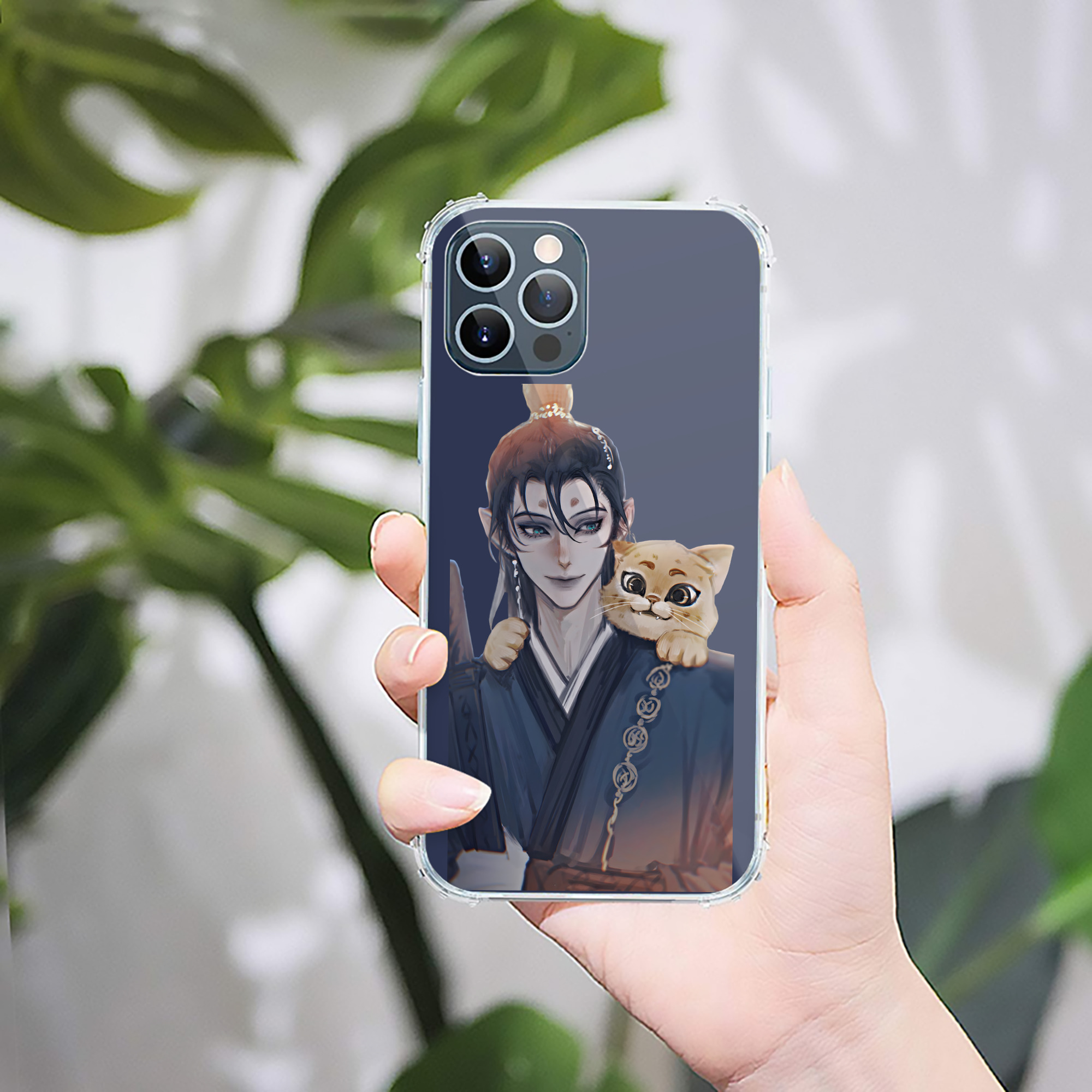 （画像用） Ne Zha 2 ナタ 魔童の大暴れ 【iPhone 12シリーズ対応】透明スマホケース（クリアソフトケース）